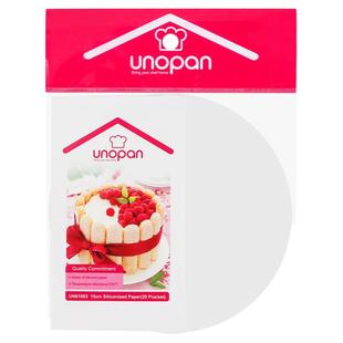 三能屋诺6/8寸圆形围边蛋糕模具脱模纸 防沾乳酪方形硅油纸28烤盘