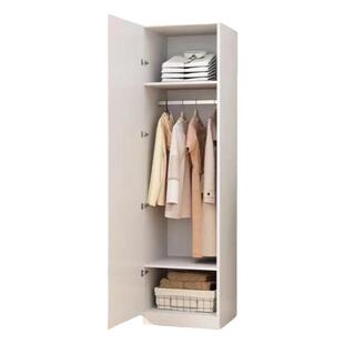 实木衣柜宝宝收纳衣柜实用款多层挂衣橱窄柜夹缝柜阳台储物被柜