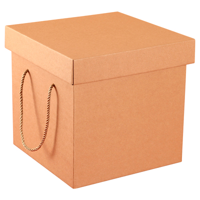 正方形天地盖牛皮纸通用包装盒