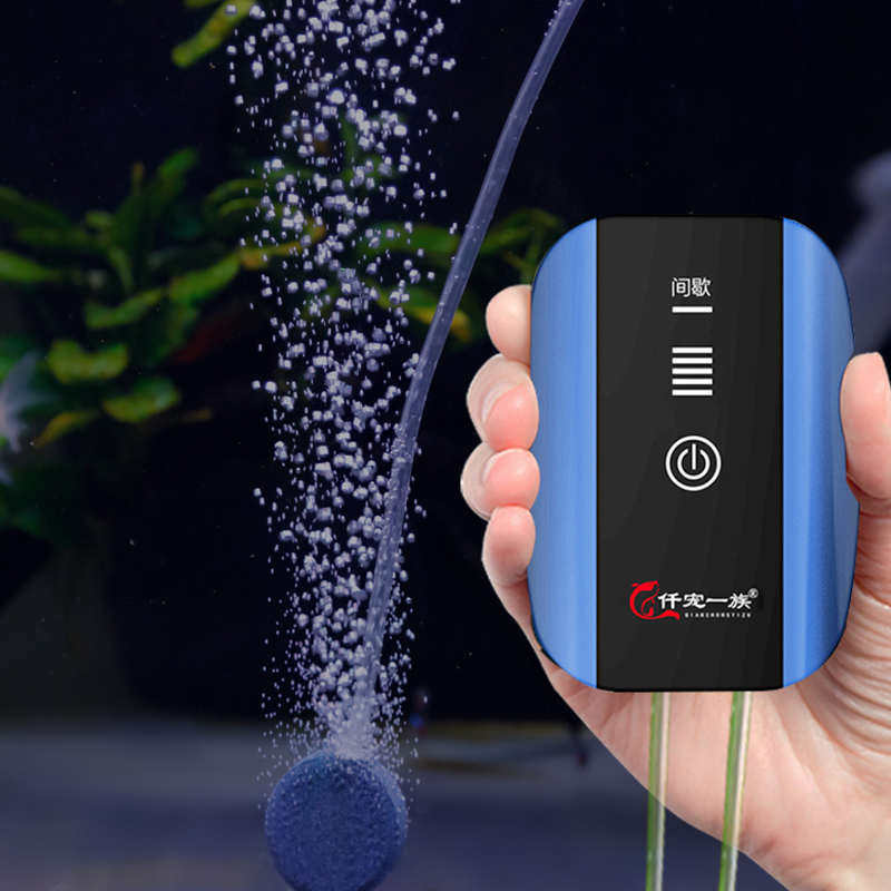 鱼缸氧气泵增氧泵小型充电两用便携式打氧机器家用充氧泵户外钓鱼