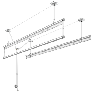 【政府补贴】升降晾衣架手摇阳台双杆晾衣杆顶装手动式家用晒衣架