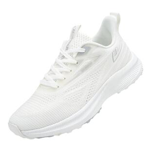 回力新款中考体育专用跑步鞋软底轻便防滑网面透气学生纯白运动鞋