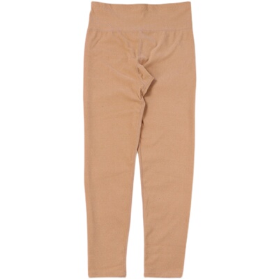 加肥加大码德绒保暖秋裤女高腰