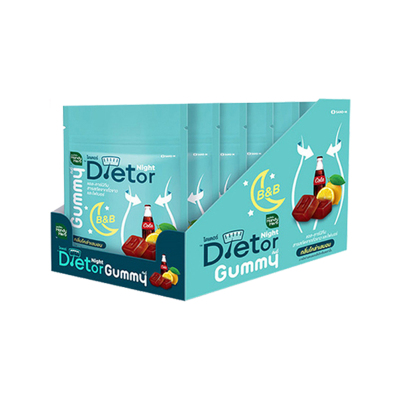 泰国handyherb酵素软糖711同款dietor饱腹软糖左旋肉碱促进代谢