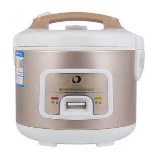 多丽电饭锅家用电饭煲容量5L普通按键式易操作加厚胆高配置老人