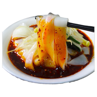 正宗陕西凉皮 汉中米皮开袋即食特产小吃速食免煮 热面皮真空袋装