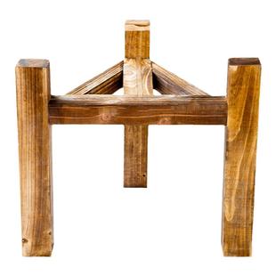 饮水缸木架底座实木紫砂陶瓷水缸架子防腐大号架免打孔置物架中式