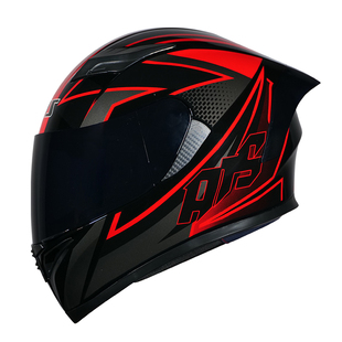 艾狮摩托车头盔男全盔机车仿赛四季通用骑行蓝牙防雾骑行灰3C认证