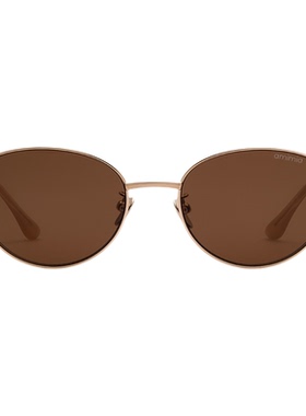 amimia2026新款欧美复古金属猫眼墨镜女高级感防紫外线太阳镜BOHO