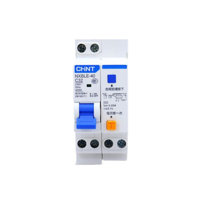 正泰NXB-40 NXBLE-40 1P+N 空气开关 漏电开关 双进双出代替DZ267