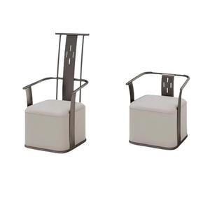 官帽椅茶椅高级感现代简约轻奢茶桌专用客人椅子主人椅茶凳太师椅