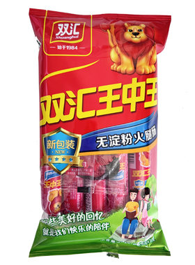双汇王中王无淀粉火腿肠400g即食