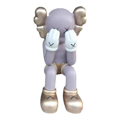 网红kaws公仔装饰客厅奶茶门口芝麻街坐姿暴力熊雕塑落地大型摆件