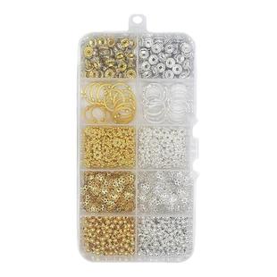 diy手工材料配饰花托套珠圈隔珠雪花隔片圆珠手串手链串珠配件