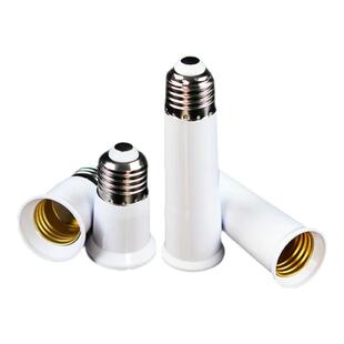 E27灯座延长灯头阻燃E27转E27螺口加长灯头外E27内E27灯头转换器