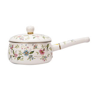 FUJIHORO日本进口富士珐琅锅搪瓷锅宝宝辅食锅小奶锅家用泡面汤锅