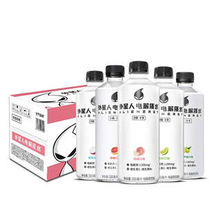 外星人0糖0卡电解质水500ml*15瓶箱装多口味混合无糖饮料元气森林