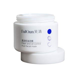 横扫油光污垢！FulQun芙清深层清洁泥膜涂抹面膜补水保湿去黑头女
