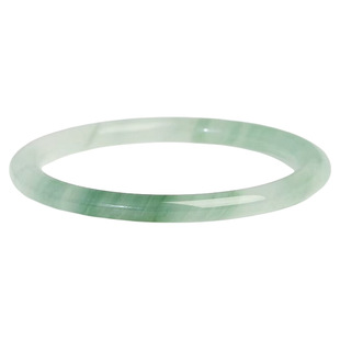 爆款仿天山翠手镯女款细条玉镯冰透飘花款小众细圆条镯子紫罗兰