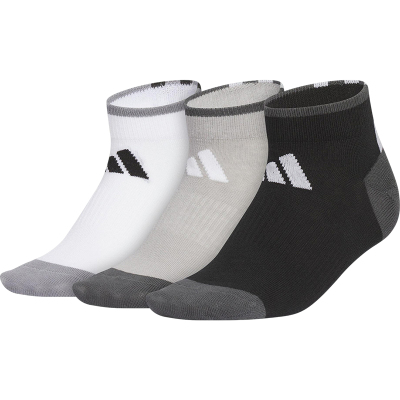 Adidas/阿迪达斯正品ANKLE SOCKS儿童透气运动袜三双装KC2742