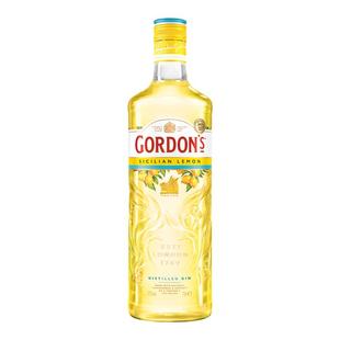 【进口】Gordon’s哥顿金酒西西里柠檬700ml杜松子琴酒鸡尾酒基酒