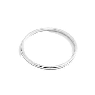 不掉色古法素圈戒指女钛钢时尚个性细圈实心闭口指环可水洗手指