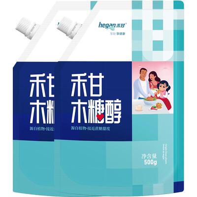 禾甘精纯木糖醇代糖500g*2袋
