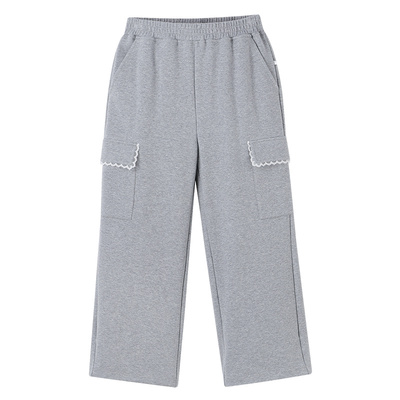 【商场同款】安奈儿童装女童裤子秋新款休闲工装卫裤AG536086