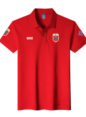 2026世界杯挪威队服哈兰德POLO衫