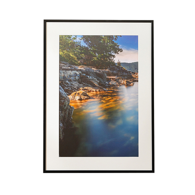 铝合金画框空框挂墙照片相框定制加打印冲洗做成卡纸a4A3风景展示