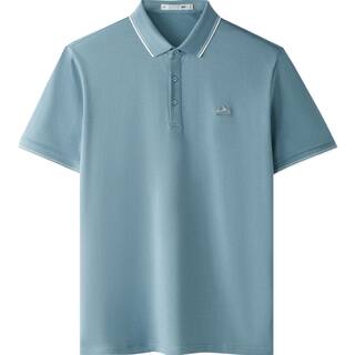 【凉感吸湿排汗】海澜之家山不在高短袖POLO衫26夏季新款T恤男士