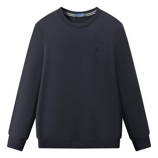 [精梳赛络纺/加绒加厚]梦特娇男士卫衣秋冬长袖棉柔休闲T恤保暖J