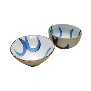 善渊 日式陶瓷盖饭丼饭碗汤碗斗笠碗拉面碗日料烤肉烧鸟火锅餐具