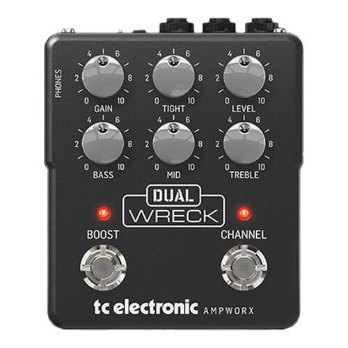 TC Electronic DUAL WRECK PREAMP 双通道吉他电子管前置放大器