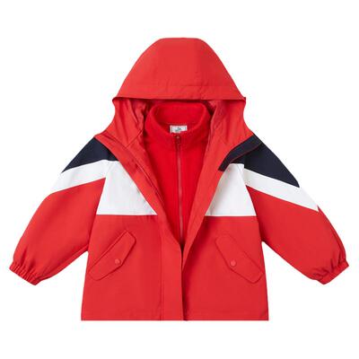 伯希和儿童冲锋衣抓绒内胆