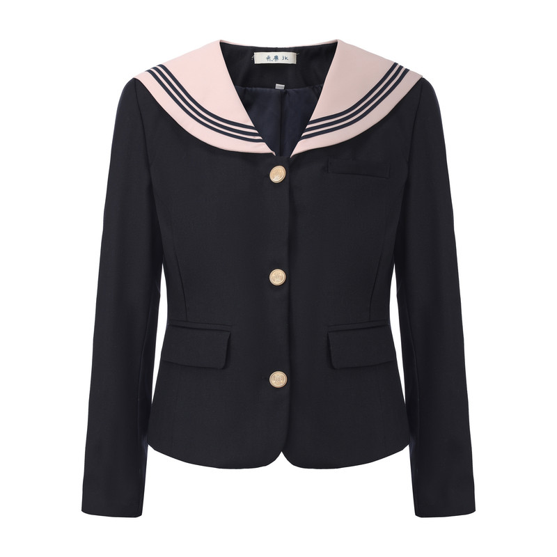 秋穗高秋冬原创jk制服水手服修身西装外套学院风校供感西服套装女