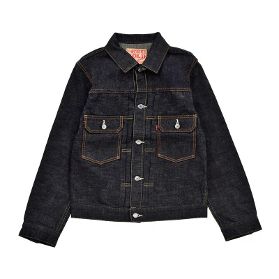 日本冈山制春秋金线赤耳复古夹克