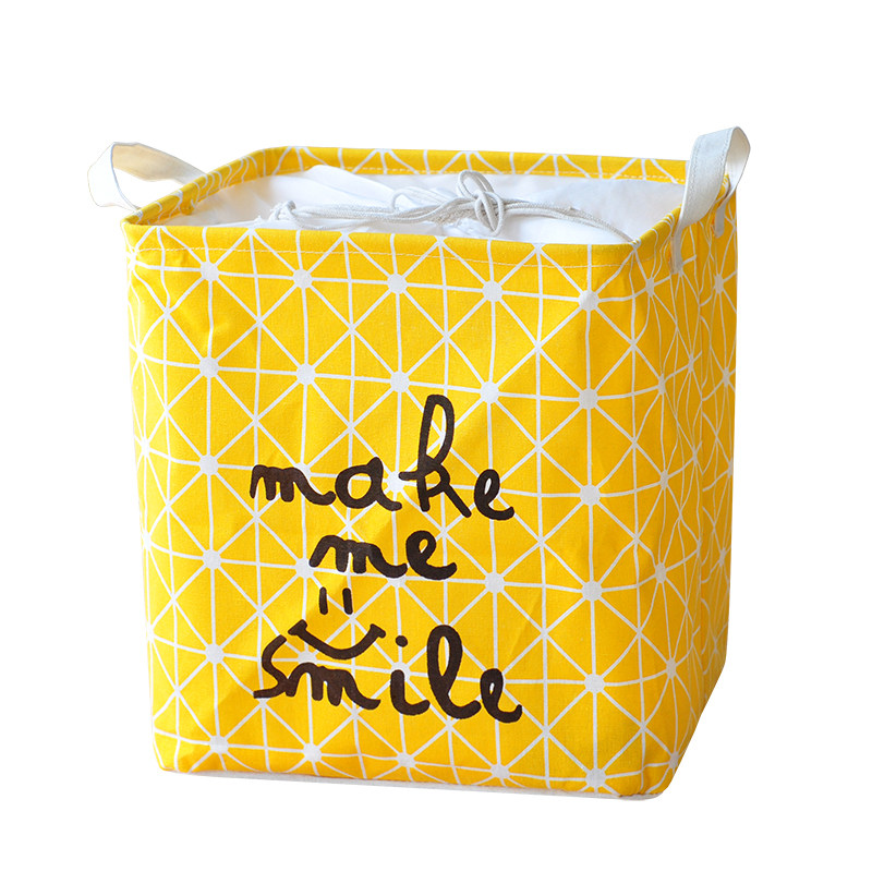 品悠生活抽绳束口防尘布艺整理箱子居家折叠打包袋杂物玩具收纳盒