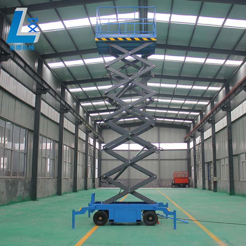 小型简易电动液压登高车家用维修移动升降机剪叉剪刀式升降平台车