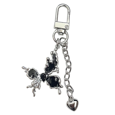 原创ins风蝴蝶钥匙扣挂件小众