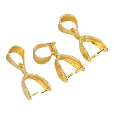 14k包金爪子扣夹珠扣头diy饰品