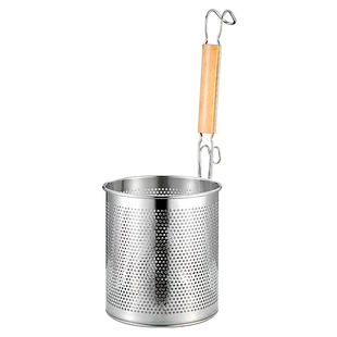 不锈钢漏勺麻辣烫漏斗过滤网商用冒菜汤网漏烫菜篓超大煮面笊粉篱