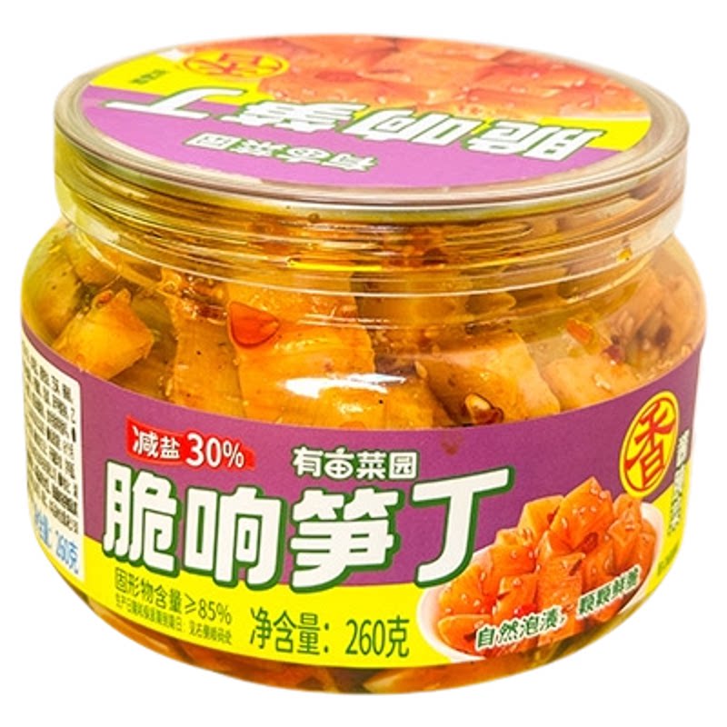 有亩菜园高山香辣脆笋丁下饭菜