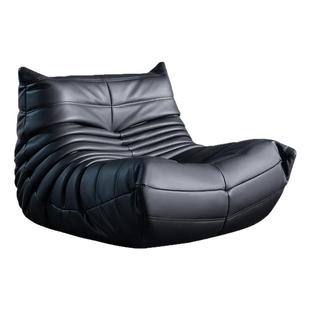 毛毛虫懒人沙发可躺可睡网红奶油风榻榻米卧室阳台单人客厅休闲椅