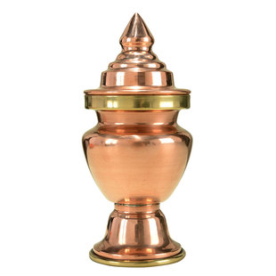 红铜光面米盒室内家用修米米罐藏式米罐储物罐桌面摆件