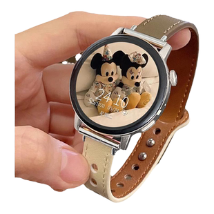 适用华为手表gt5/gt4腕表watchgt4/3/2pro表带gt3手表带女款gt2真皮女士新款皮带gt1荣耀智能运动gs3i秋冬女