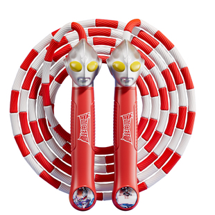 竹节跳绳儿童小学专用幼儿园初学大班一年级5岁6岁绳子奥特曼玩具