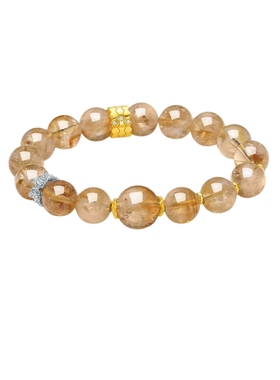 周六福水晶手串女S925银手链手饰高级感小众百搭送女友圣诞礼物