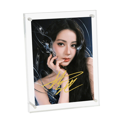 透明明信片海报亚克力相框展示架