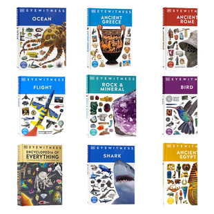 DK百科目击者系列古埃及 Eyewitness Ancient Egypt 英文原版 探险法老 航空指南飞机科普 古罗马历史文明百科精装全彩插图